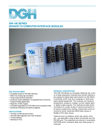 Thumbnail of document DIN 100 Data Sheet 1105